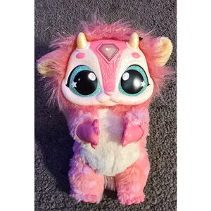 Magic Mixies Interactive Pink Mixie Plush Lights & Sounds 7" Doll Works Great